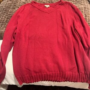DONNI cotton cashmere vneck sweater
